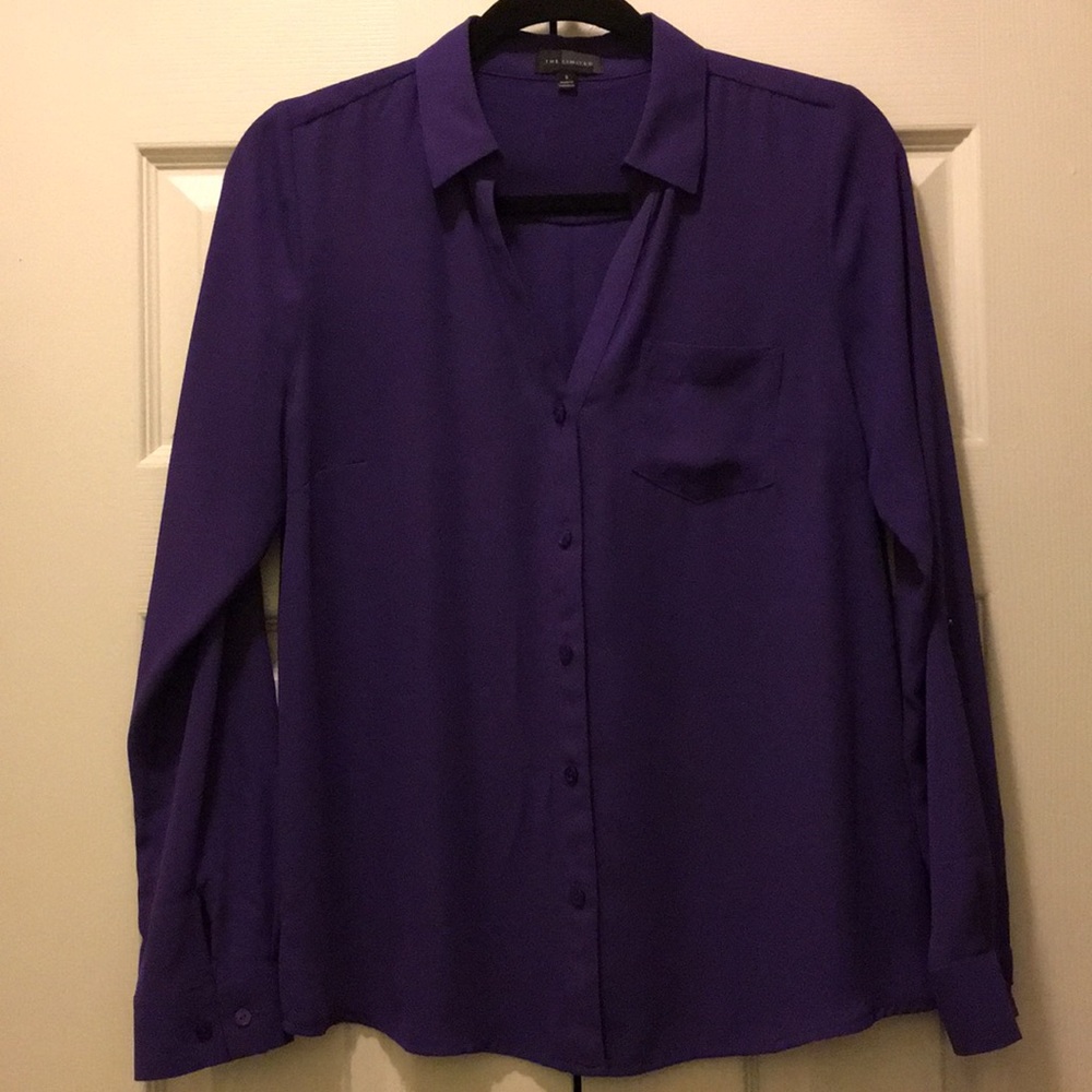 THE LIMITED || Purple Blouse